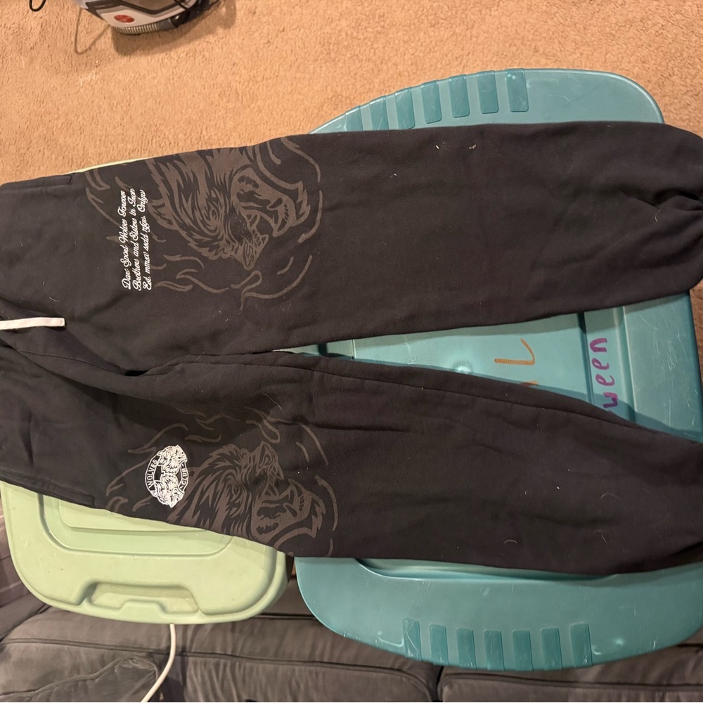 Darc Sport Black Graphic Joggers